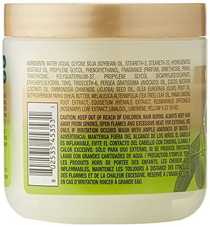 African Pride Olive Miracle Cream - 6 oz | Moisturizing Hair Cream for Dry, Curly & 4C Hair