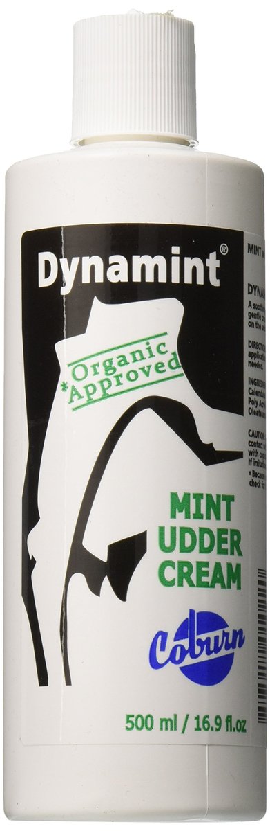 Dynamint Udder Cream - 500ml Bottle | Intensive Moisturizer for Dry Skin Avelisse