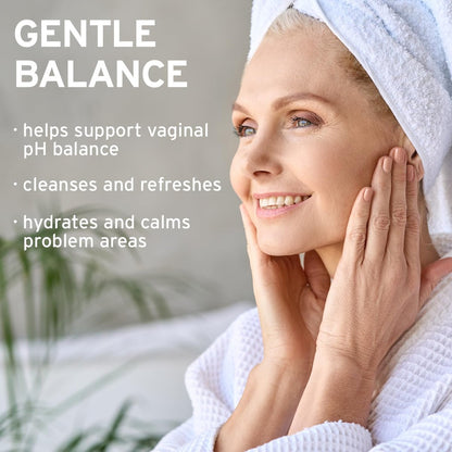 Emerita pH Balancing Feminine Wash, Hydrating Cleanser, Fragrance Free, 4 oz