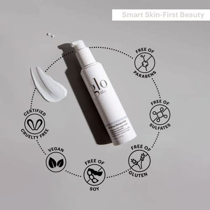 Glo Skin Beauty Oil-Free Moisturizer – Lightweight Hydrating Face Cream with Hyaluronic Acid for Oily & Aging Skin (1.7 oz) Avelisse