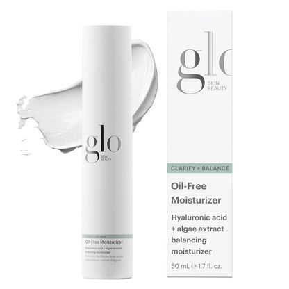 Glo Skin Beauty Oil-Free Moisturizer – Lightweight Hydrating Face Cream with Hyaluronic Acid for Oily & Aging Skin (1.7 oz) Avelisse