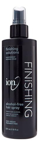 ion Alcohol-Free Finishing Hair Spray - Lightweight Medium Hold Anti-Frizz Hairspray, Vegan, 8 oz Avelisse