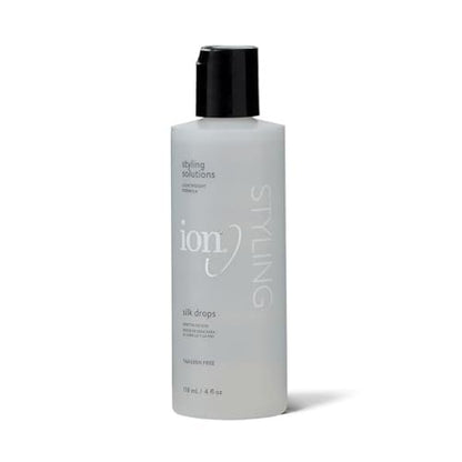 ion Silk Drops - Lightweight Hair Serum for Shine, Softness & Frizz Control with Silk Protein, 4 fl oz Avelisse