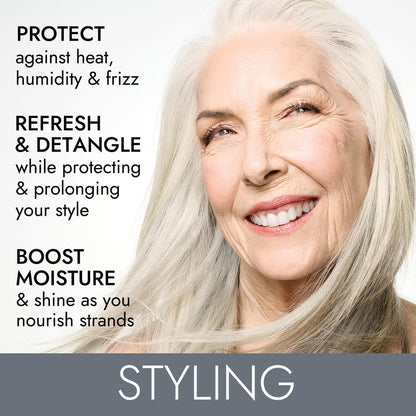 ion Silk Drops - Lightweight Hair Serum for Shine, Softness & Frizz Control with Silk Protein, 4 fl oz Avelisse