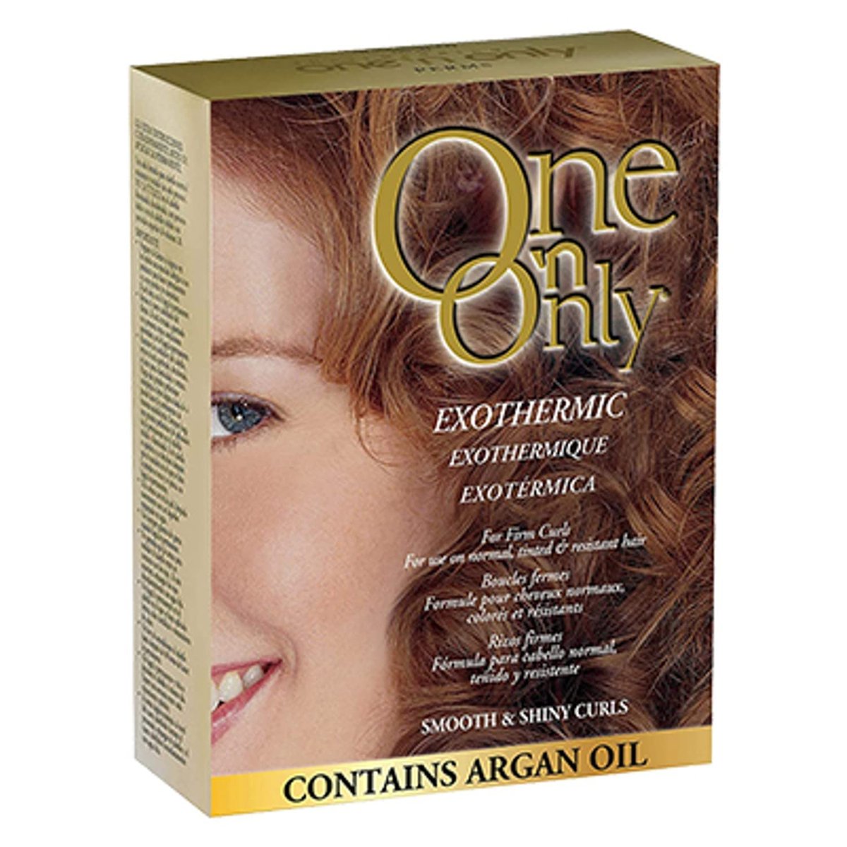 One 'N Only Exothermic Perm Kit with Argan Oil – At Home Hair Perm for Firm Curls, Self-Heating Formula, Manageability & Shine (1 Kit) Avelisse