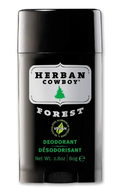 Herban Cowboy Forest Deodorant Maximum Protection, 3 Pack - Natural Aluminum-Free Deodorant for Men & Women, 2.8 oz Each Avelisse