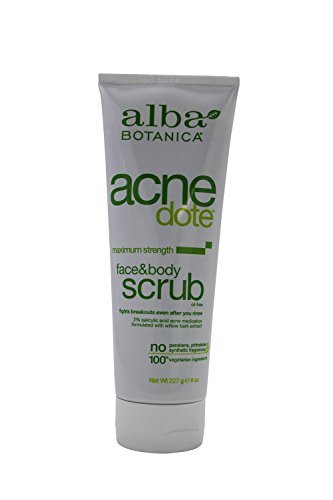 Alba Botanica Acnedote Face & Body Scrub - 4-Pack (1.99 oz Each) - görsel 2