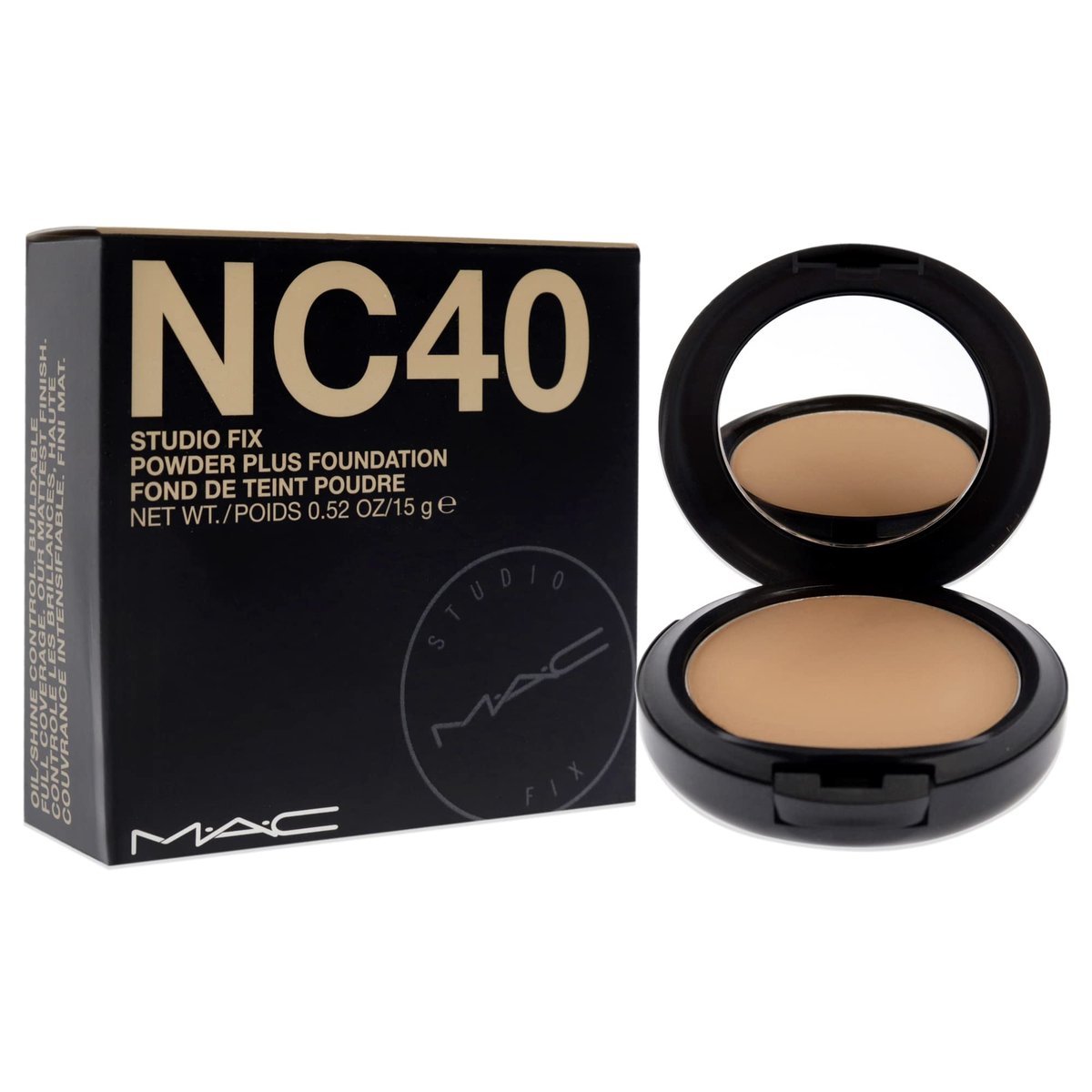 MAC Studio Fix Powder Plus Foundation - NC40 - 0.52 oz Avelisse
