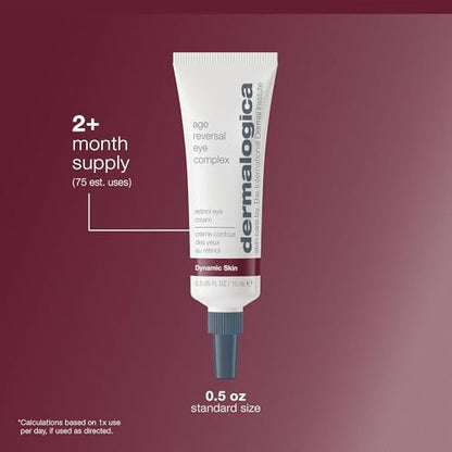 Dermalogica Age Reversal Eye Complex – Anti-Aging Retinol Eye Cream for Wrinkles & Dark Circles (0.5 Fl Oz) Avelisse