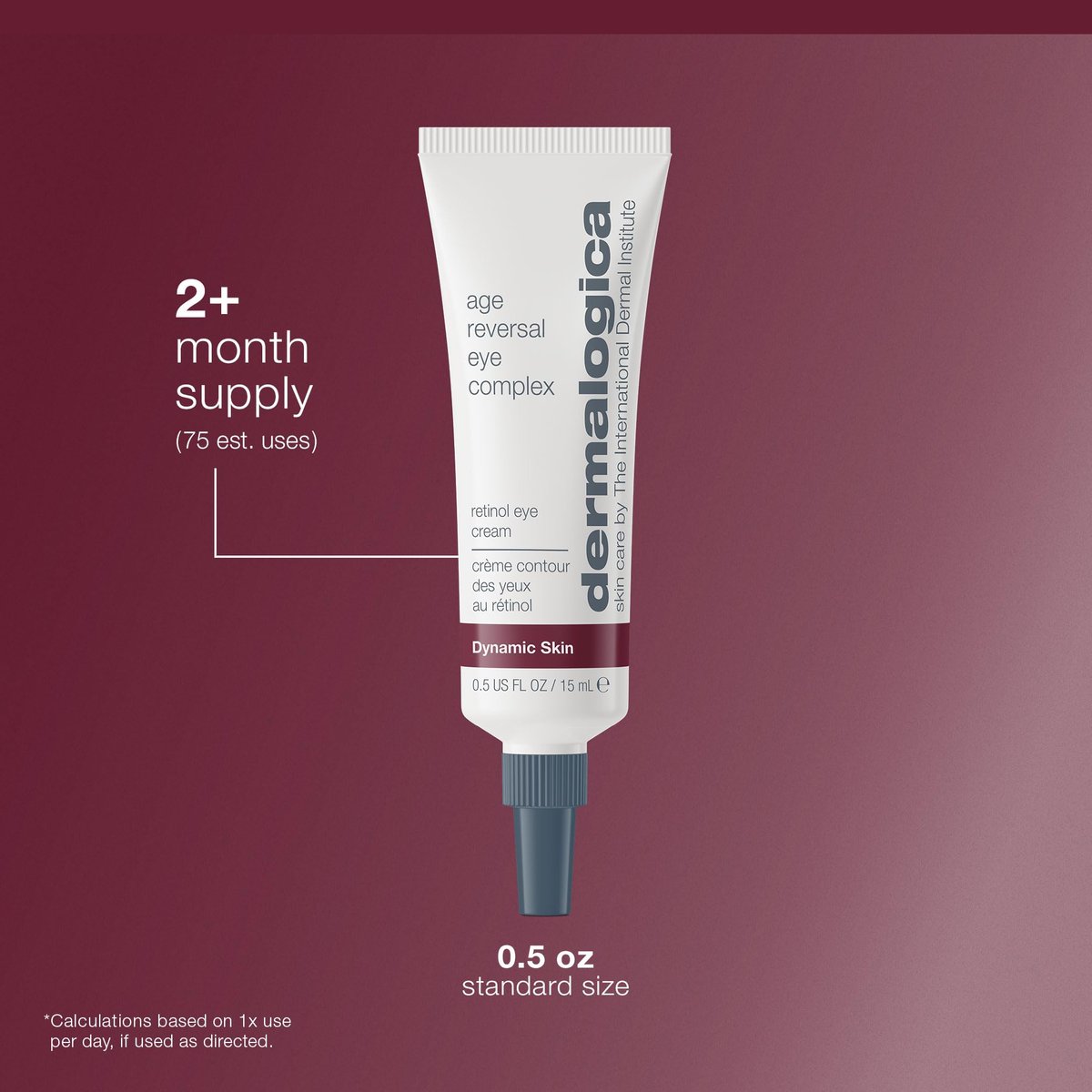 Dermalogica Age Reversal Eye Complex – Anti-Aging Retinol Eye Cream for Wrinkles & Dark Circles (0.5 Fl Oz) Avelisse