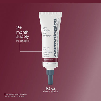 Dermalogica Age Reversal Eye Complex – Anti-Aging Retinol Eye Cream for Wrinkles & Dark Circles (0.5 Fl Oz) Avelisse