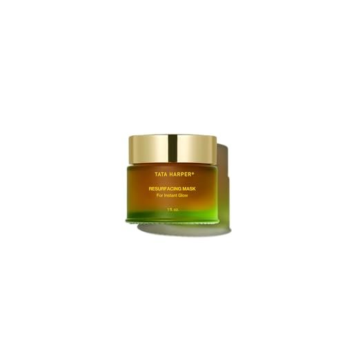 Tata Harper Resurfacing Mask - Instant Glow Enzyme Face Mask for Gentle Exfoliation, Natural Skincare, 30ml Avelisse
