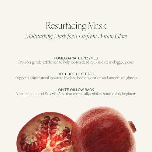 Tata Harper Resurfacing Mask - Instant Glow Enzyme Face Mask for Gentle Exfoliation, Natural Skincare, 30ml Avelisse