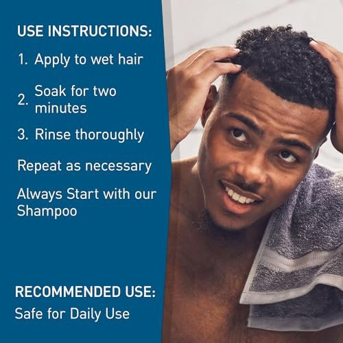 Frederick Benjamin Invigorating Conditioner for Men - Paraben & Sulfate Free Mint Conditioner, Anti Dandruff & Dry Scalp Moisturizer for Curly Hair, 12 oz Avelisse