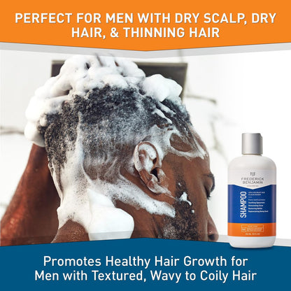 Frederick Benjamin Shampoo with Natural Oils - Cleanses & Hydrates Dry Scalp & Hair, 12 oz Avelisse
