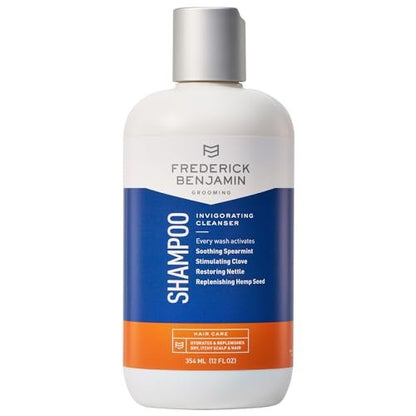 Frederick Benjamin Shampoo with Natural Oils - Cleanses & Hydrates Dry Scalp & Hair, 12 oz Avelisse