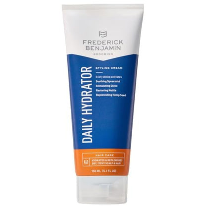 Frederick Benjamin Daily Hydrator - Hydrating Hair Cream with Light Hold for Men, Natural Hair Moisturizer, 5.1 oz Avelisse