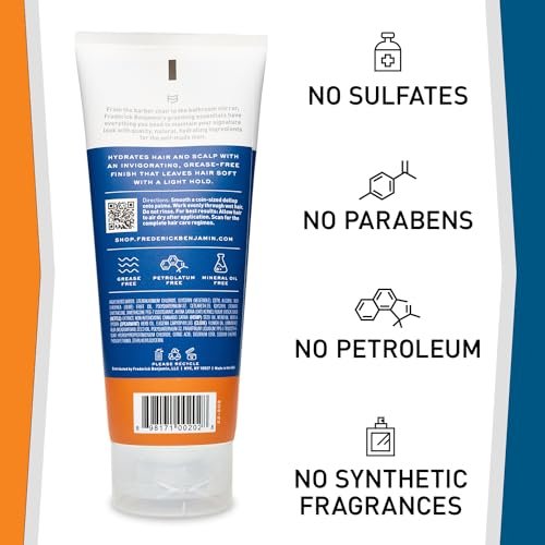 Frederick Benjamin Daily Hydrator - Hydrating Hair Cream with Light Hold for Men, Natural Hair Moisturizer, 5.1 oz Avelisse