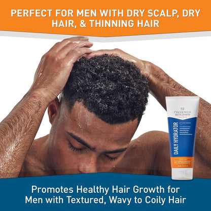 Frederick Benjamin Daily Hydrator - Hydrating Hair Cream with Light Hold for Men, Natural Hair Moisturizer, 5.1 oz Avelisse