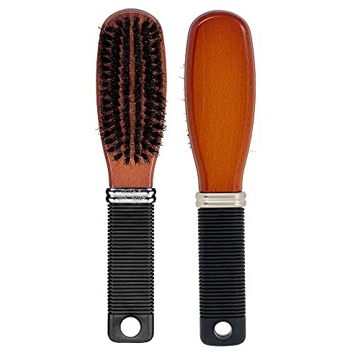 Conair All Purpose Boar Bristle Hairbrush - Wooden Hair Brush for Men and Women - Brown Avelisse