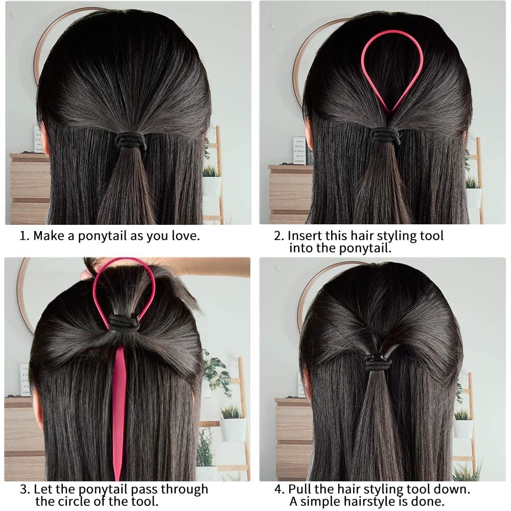 BONAMART Hair Braid Ponytail Maker Styling Tool – 2 Pack for Effortless Ponytails & Braids - görsel 5