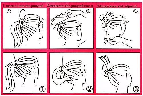 BONAMART Hair Braid Ponytail Maker Styling Tool – 2 Pack for Effortless Ponytails & Braids - görsel 4