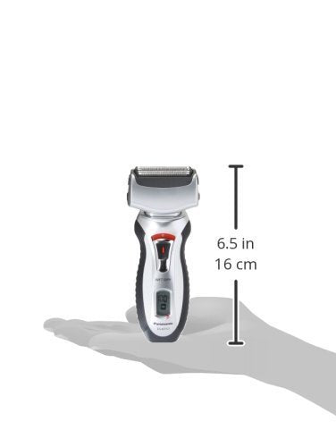Panasonic ES-RT51-S Arc3 Wet/Dry 3-Blade Cordless Electric Razor with Pivoting Head and Pop-up Trimmer, Silver Avelisse