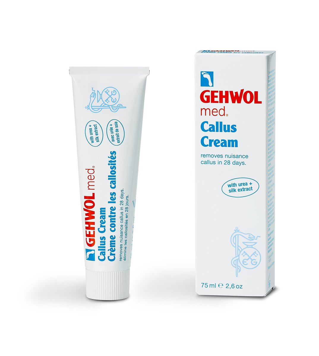 GEHWOL Med Callus Cream – Intensive Foot Care for Hard, Dry Skin, 2.6 oz Avelisse