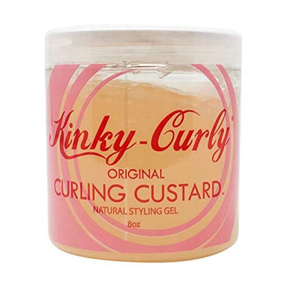 Kinky Curly Curl Custard Gel - 8 oz | Natural Curl Definition & Hold Avelisse