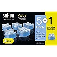 Braun Syncro Shaver Clean & Renew Refills 6 Pack Avelisse