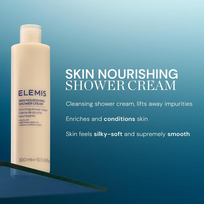 ELEMIS Skin Nourishing Shower Cream - Enriching Body Wash, 10.1 oz Avelisse