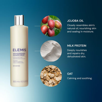 ELEMIS Skin Nourishing Shower Cream - Enriching Body Wash, 10.1 oz Avelisse