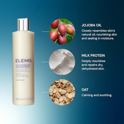 ELEMIS Skin Nourishing Shower Cream - Enriching Body Wash, 10.1 oz Avelisse