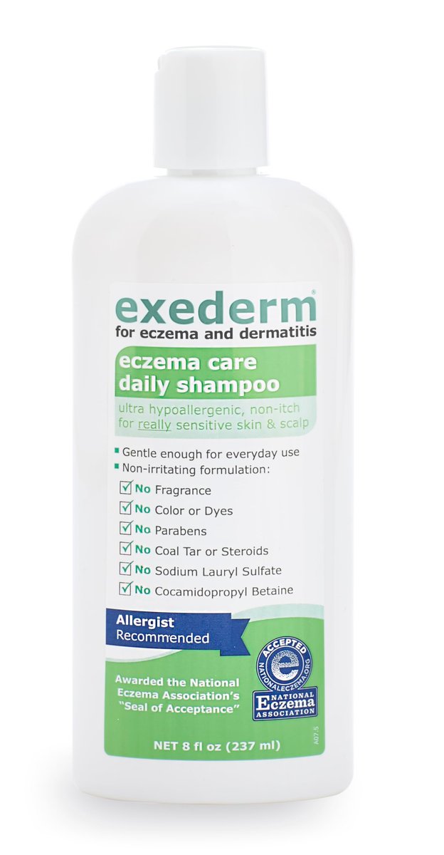 Exederm Shampoo for Eczema & Seborrheic Dermatitis – 8 fl oz – Hypoallergenic, Paraben & Sulfate Free – Soothing Scalp Care for Dry, Itchy, Flaky Scalp - görsel 4