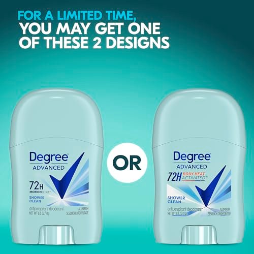 Degree Antiperspirant Deodorant Shower Clean 72-Hour Sweat & Odor Protection for Women, 0.5 oz - görsel 4