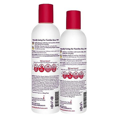 Fairy Tales Rosemary Repel Daily Kids Shampoo & Conditioner Duo - Lice Deterrent, 12 oz + 8 oz Avelisse