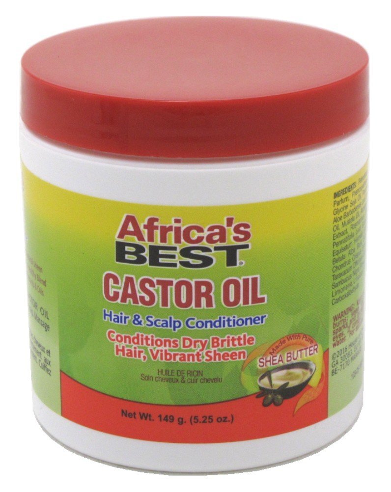 Africa's Best Castor Oil Hair Scalp Conditioner - 5.25 oz for Nourished Hair & Scalp - görsel 2