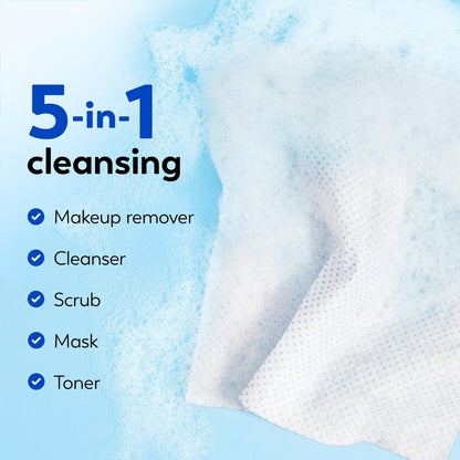 Olay Daily Facials Deep Clean Makeup Remover Wipes, Alcohol & Fragrance Free, 66 Count