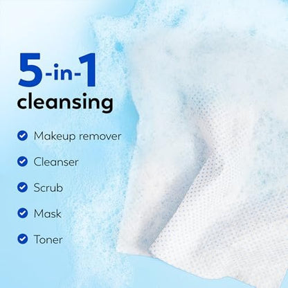Olay Daily Facials Deep Clean Makeup Remover Wipes, Alcohol & Fragrance Free, 66 Count