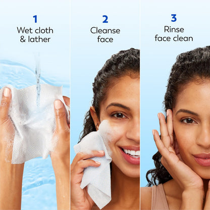 Olay Daily Facials Deep Clean Makeup Remover Wipes, Alcohol & Fragrance Free, 66 Count