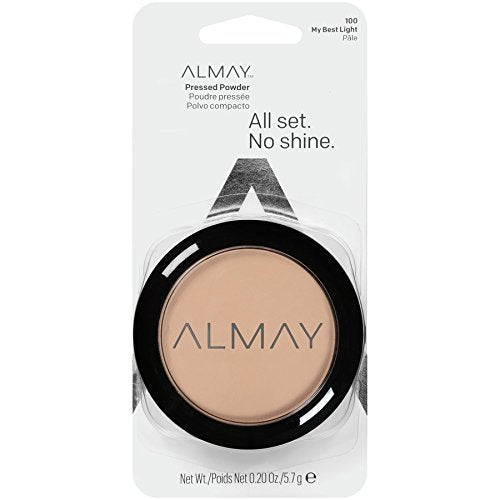 Almay Pressed Powder, Skin Tone Matching, Hypoallergenic, Fragrance Free, 100 My Best Light, 0.20 Oz - görsel 3