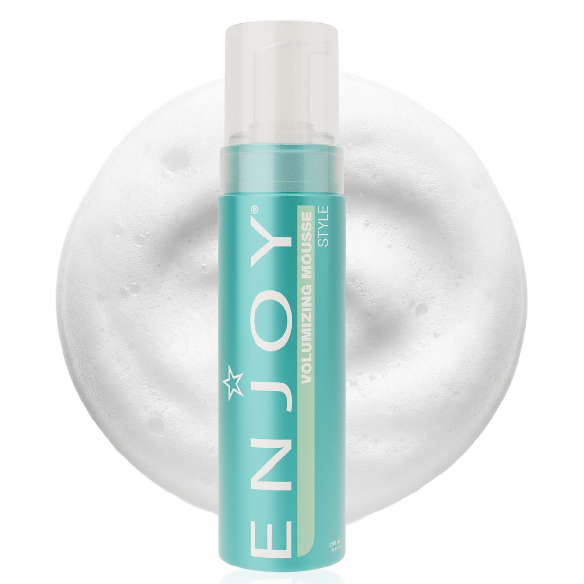 Enjoy Volumizing Mousse - Medium-to-Firm Hold for Root Lift and Curl Definition, Lightweight Styling Foam, 6.8 oz Avelisse