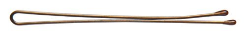 Diane Jumbo Bob Pins for Thick & Curly Hair – 40 Count, Bronze, 2.5" with Rubber Tips - görsel 4