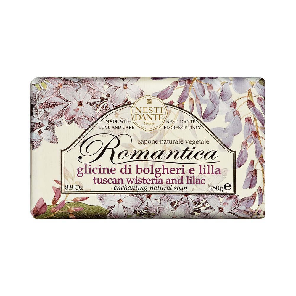 Nesti Dante Romantica Italian Bar Soap – Tuscan Wisteria & Lilac, 250g - görsel 1