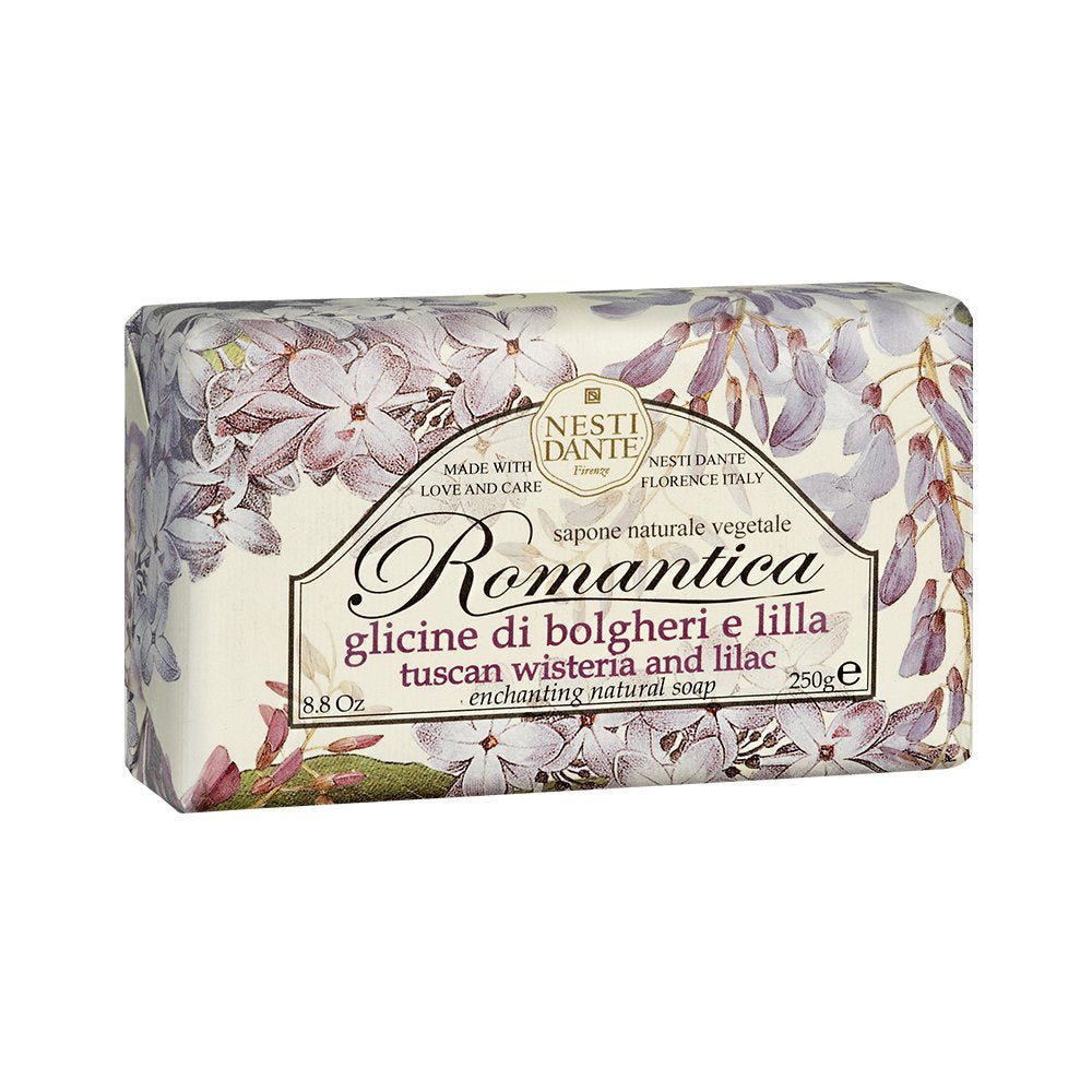 Nesti Dante Romantica Italian Bar Soap – Tuscan Wisteria & Lilac, 250g - görsel 3