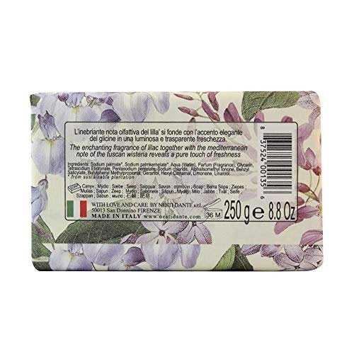 Nesti Dante Romantica Italian Bar Soap – Tuscan Wisteria & Lilac, 250g - görsel 10