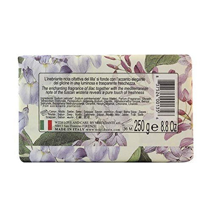 Nesti Dante Romantica Italian Bar Soap – Tuscan Wisteria & Lilac, 250g