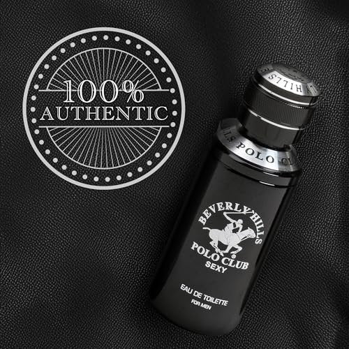 Beverly Hills Polo Club SEXY Eau de Toilette - Oriental Woody Cologne for Men, 3.4 fl oz Avelisse