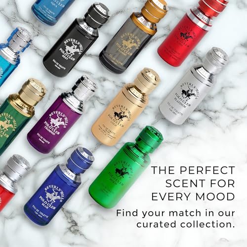 Beverly Hills Polo Club SEXY Eau de Toilette - Oriental Woody Cologne for Men, 3.4 fl oz Avelisse