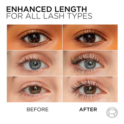 L'Oreal Paris Telescopic Mascara - Washable Black Brown - Separating Volume & Length Formula - 0.27 Fl Oz Avelisse